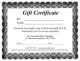 Gift Certificates